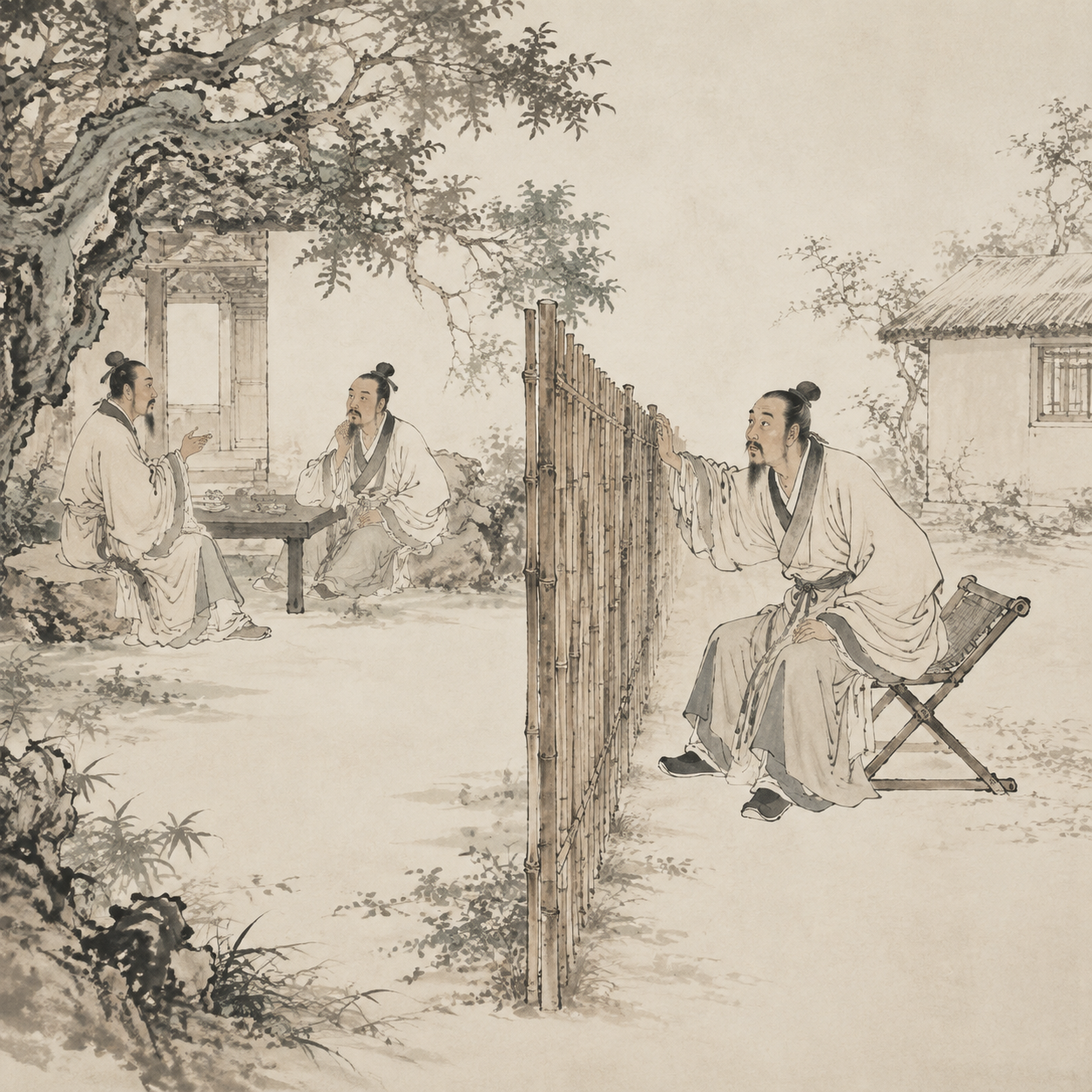 篱外听谈