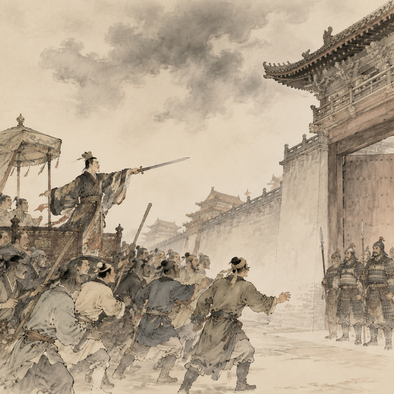 曹髦讨伐司马昭