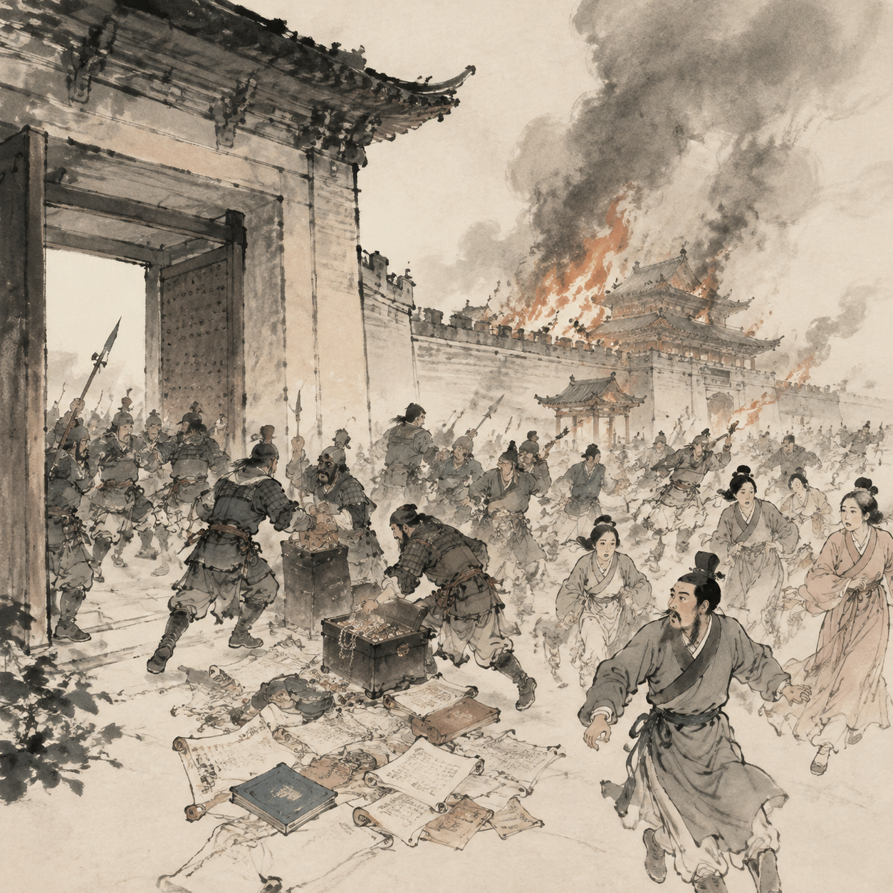 苏峻攻入台城