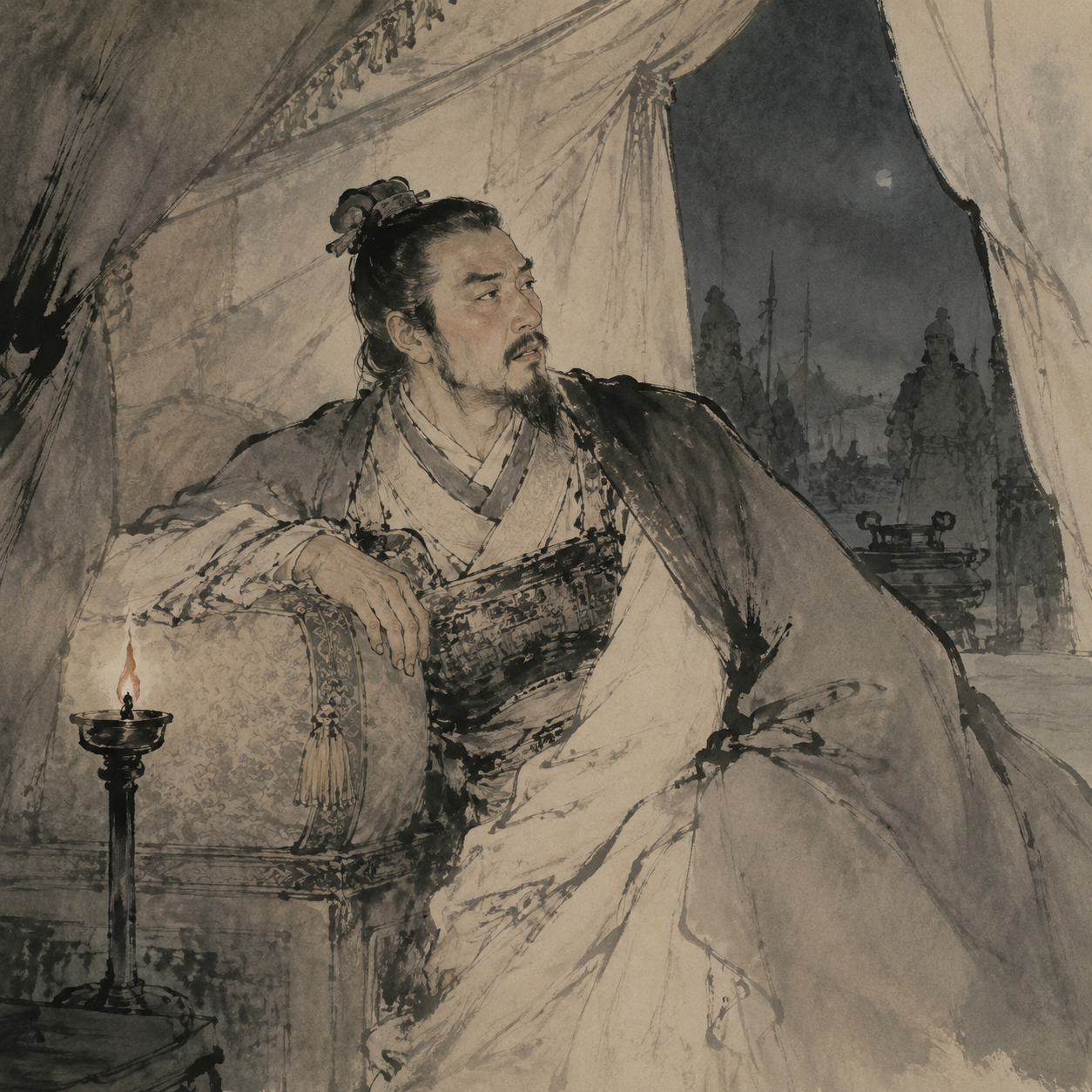 桓温抚枕叹息