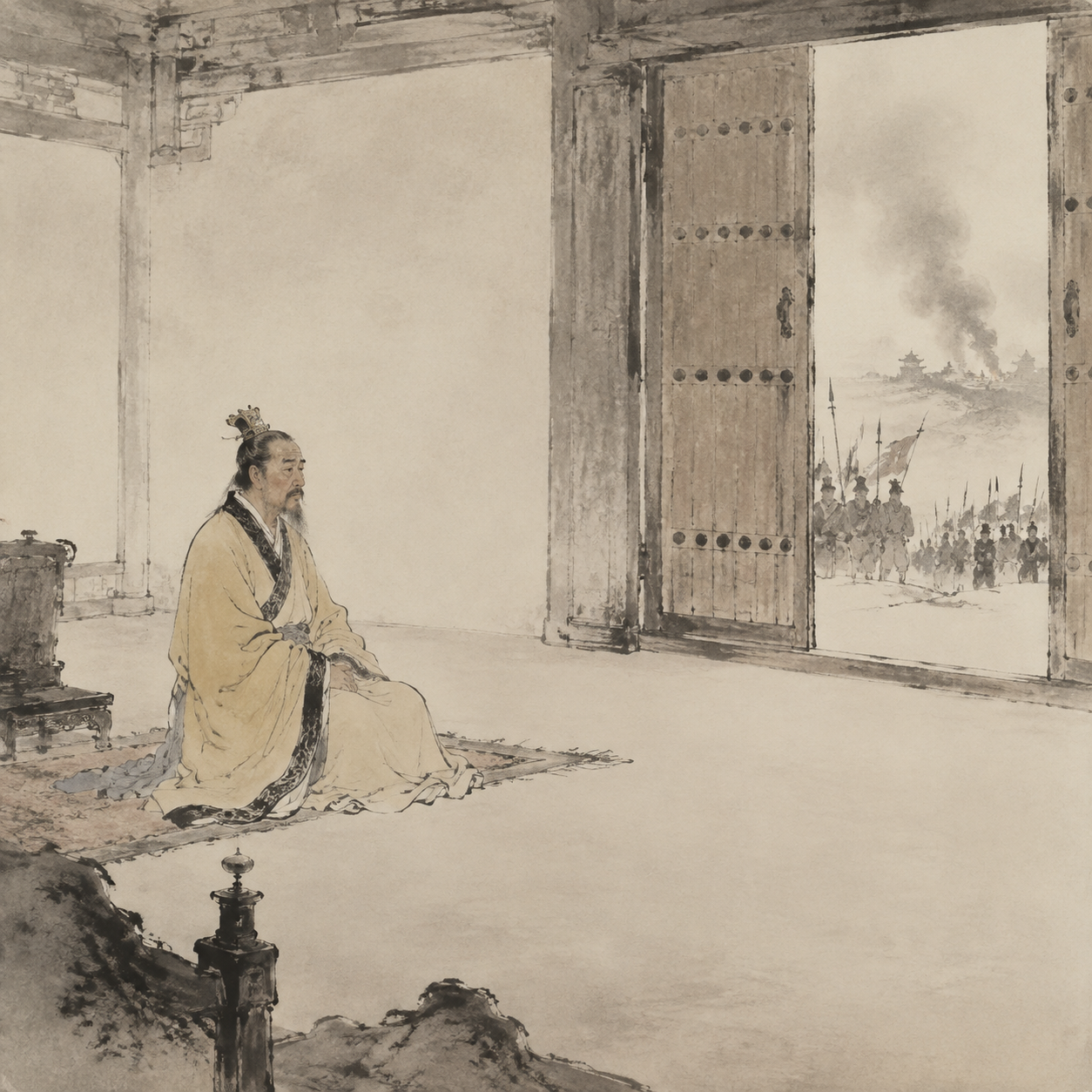 侯景之乱中梁武帝饿死台城