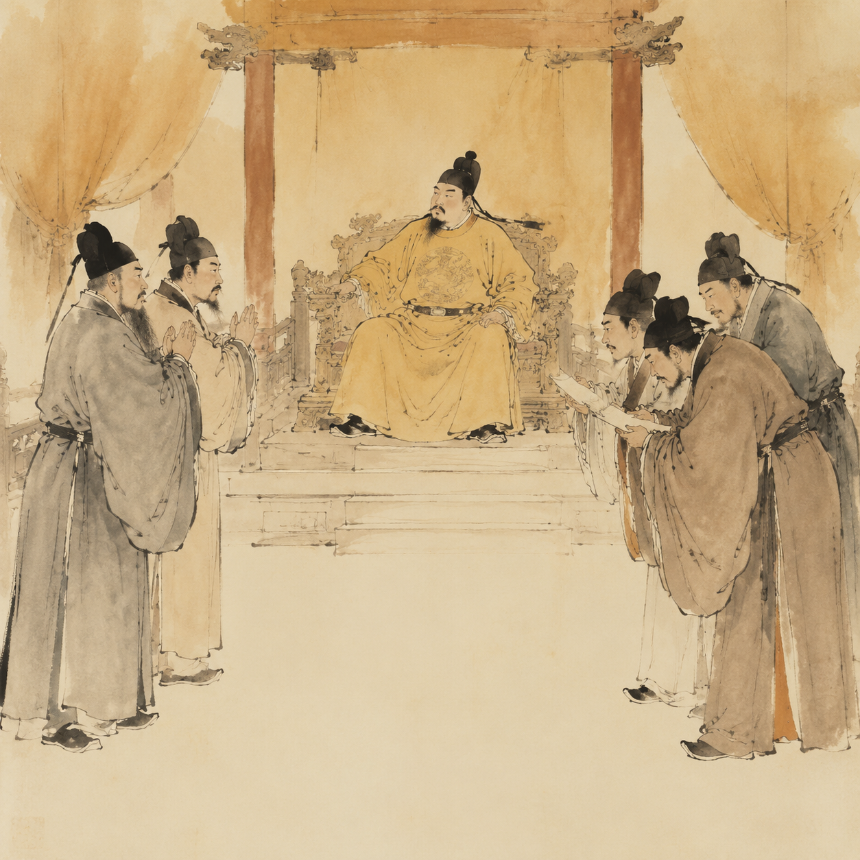 唐宪宗与群臣议政