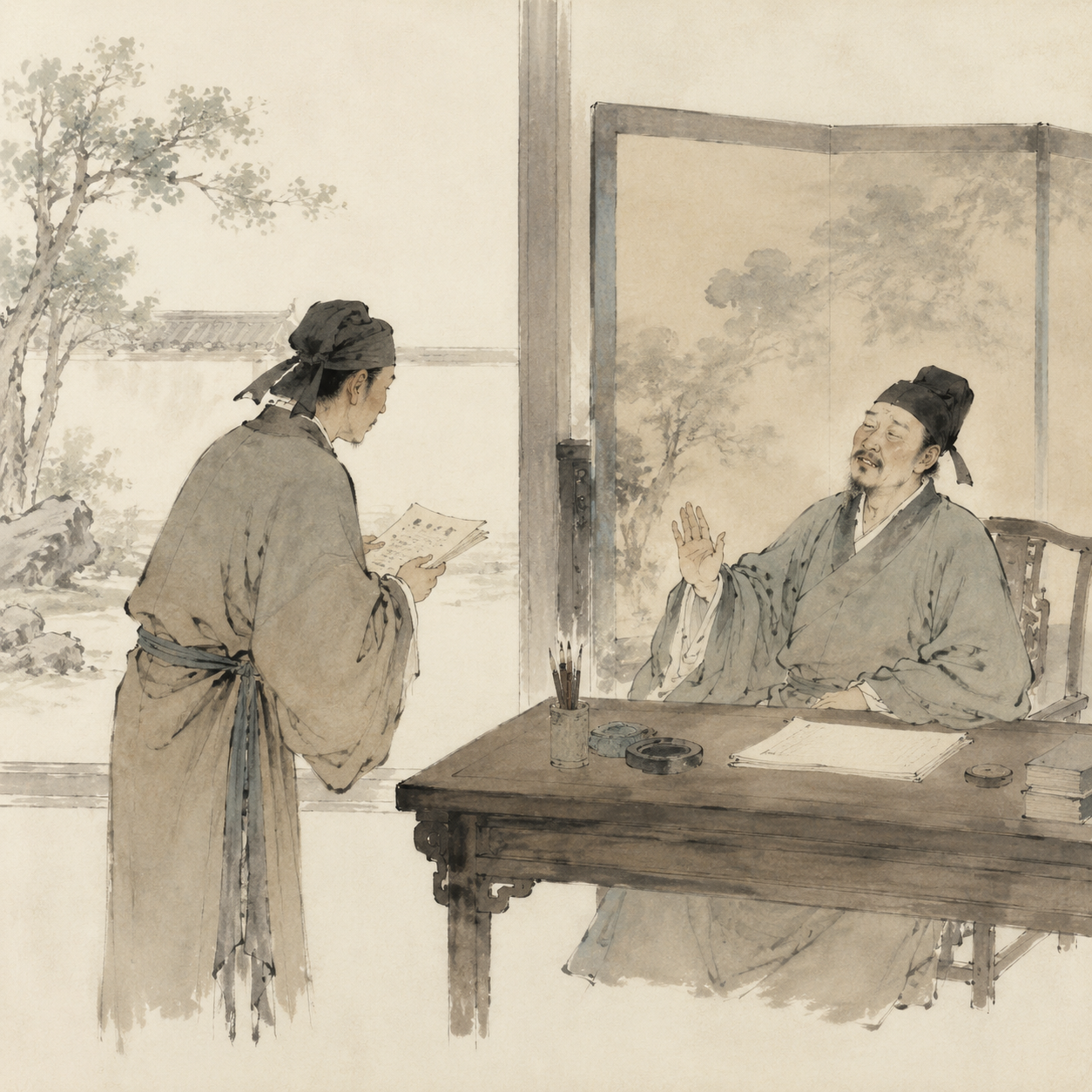 郑綮摇头辞相