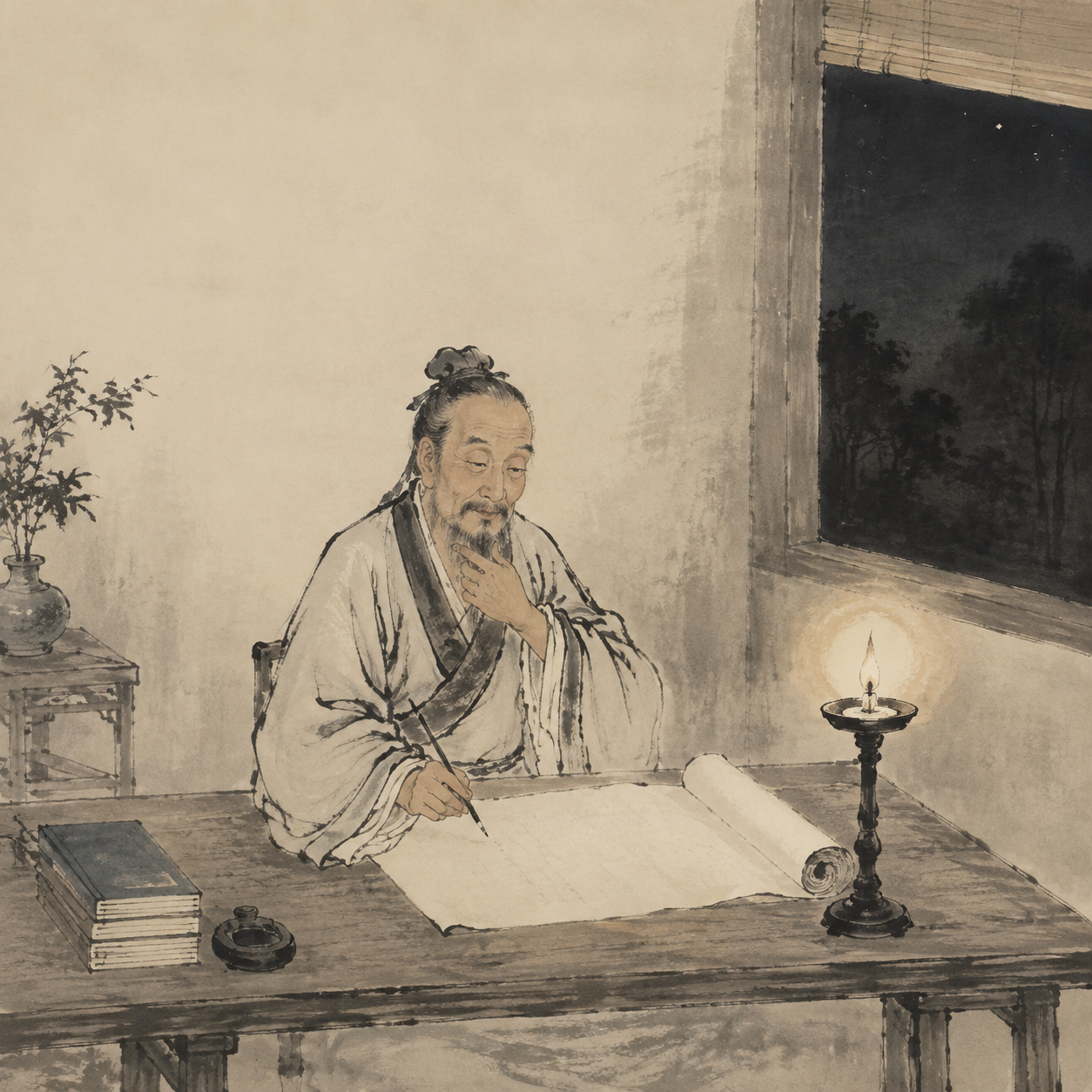 冯道夜读《长乐老叙》