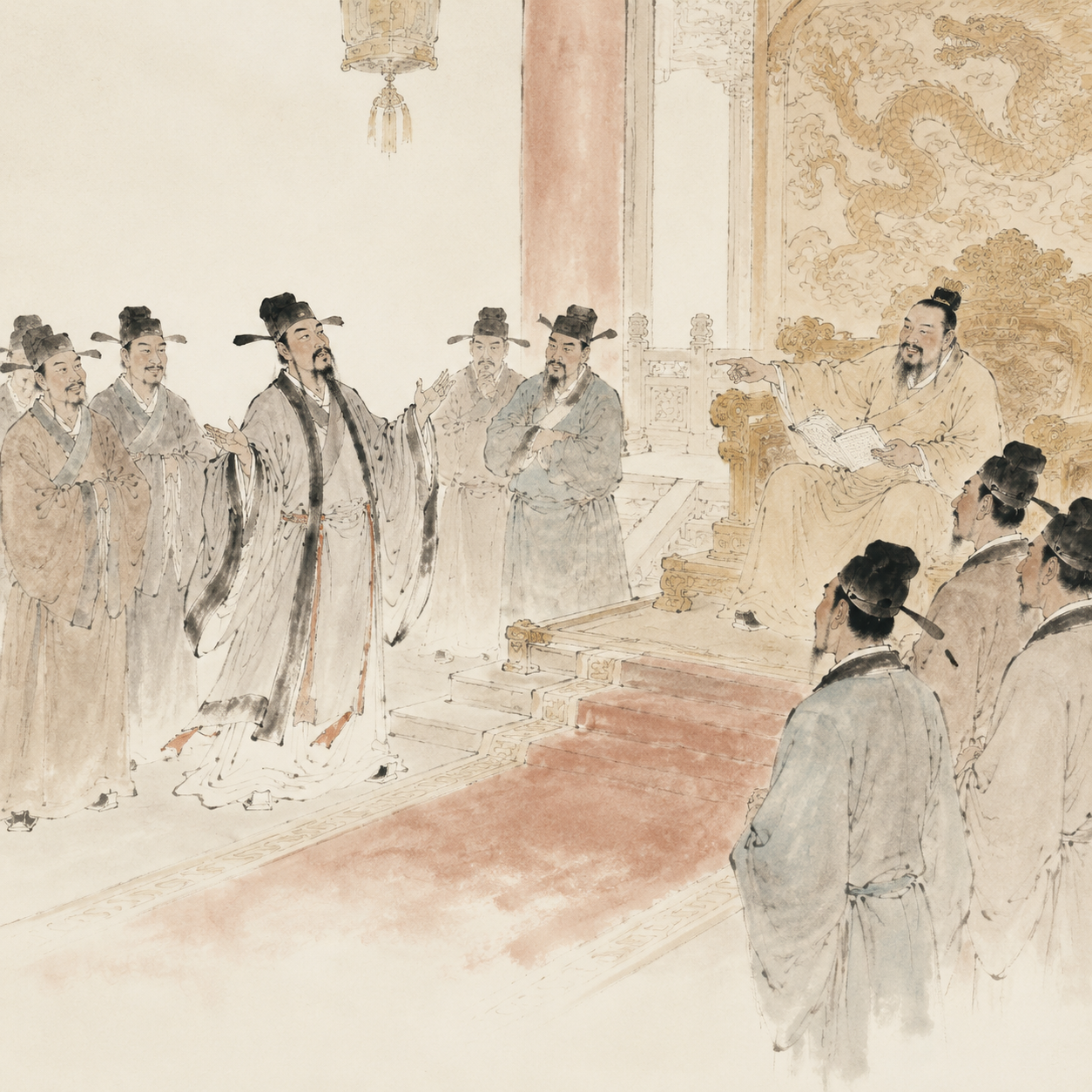 集英殿读错字的尴尬