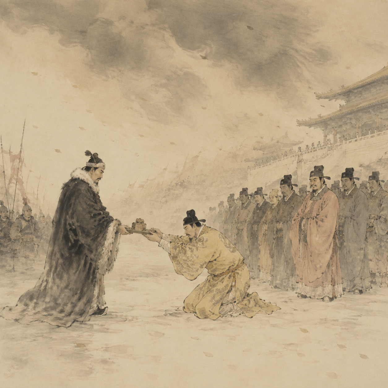 张邦昌受册即位