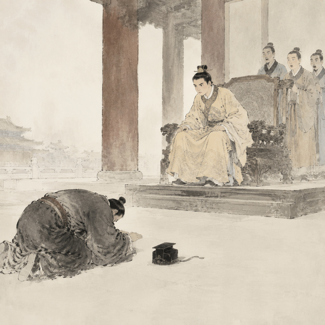 汉昭帝识破伪书