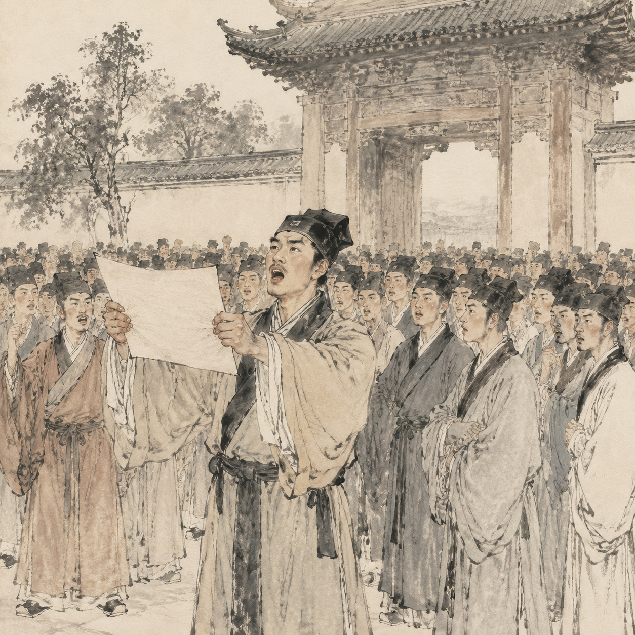 太学生上书