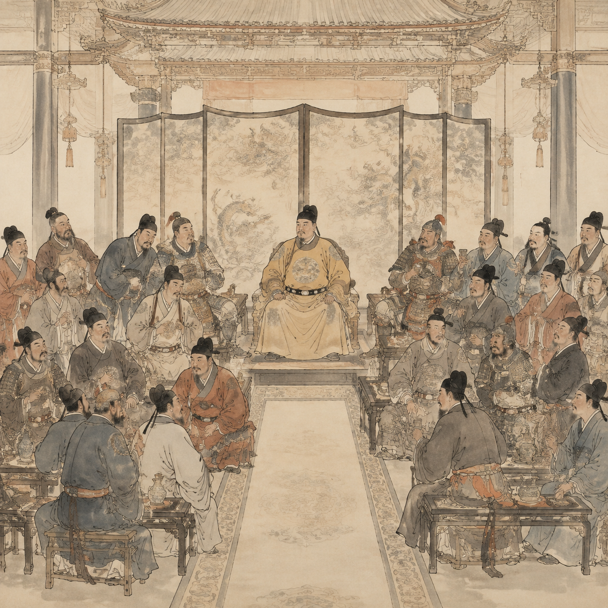 二十四功臣宴会图
