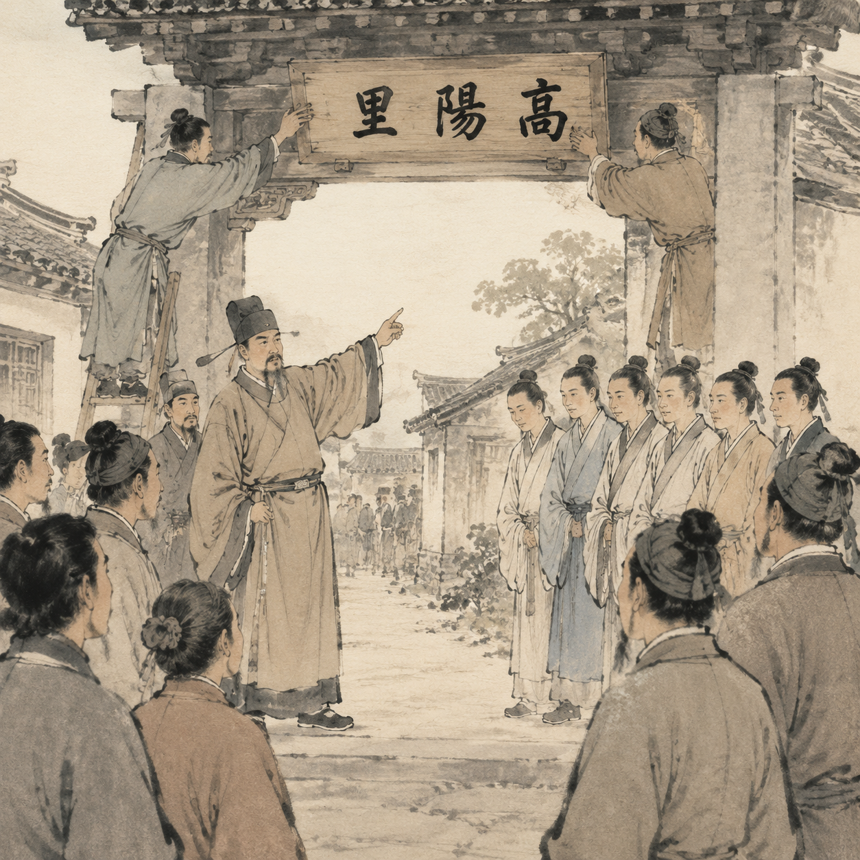 范康命名高阳里