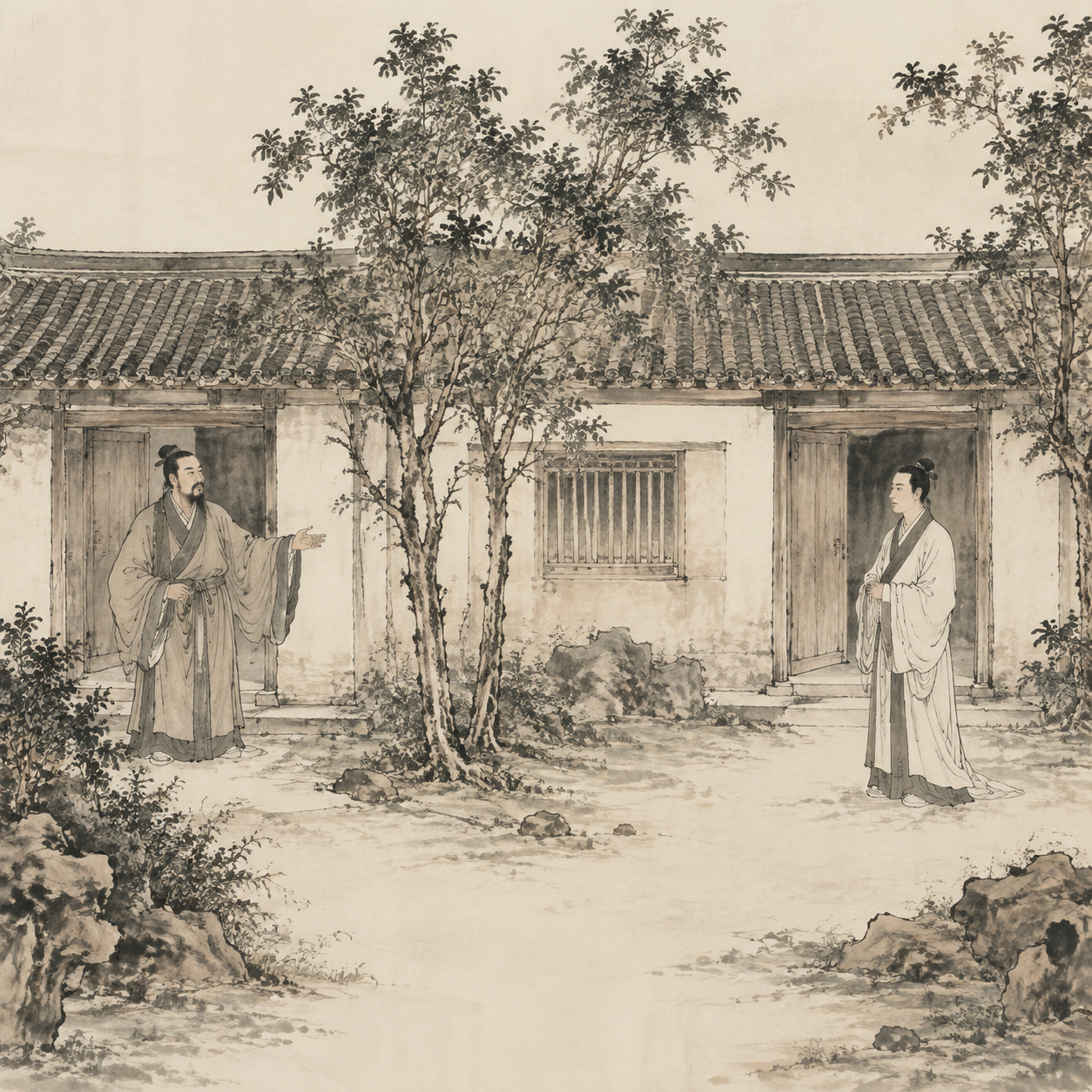 陆机陆云同住瓦屋