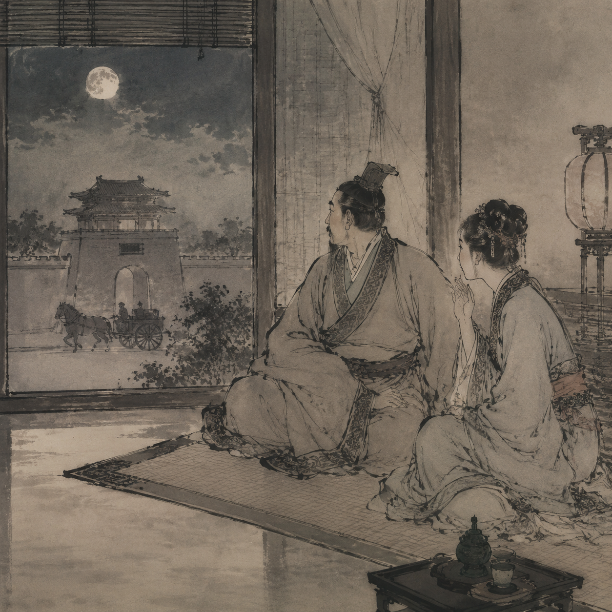 夜闻车声