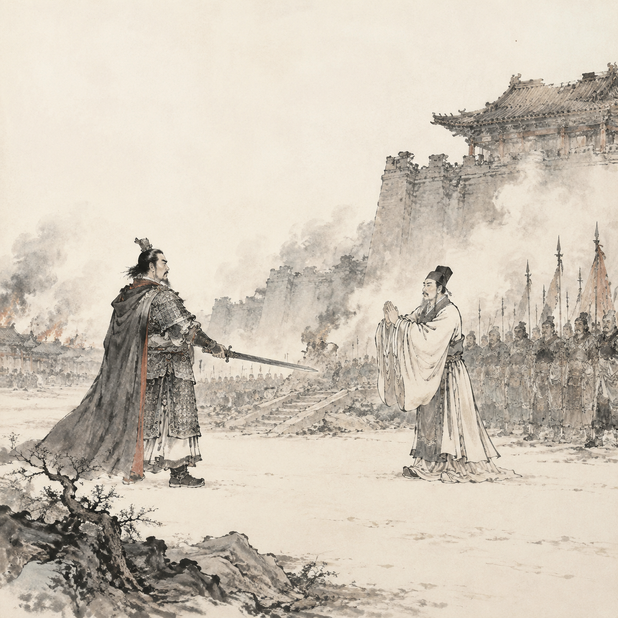 栾共子拒绝晋武公