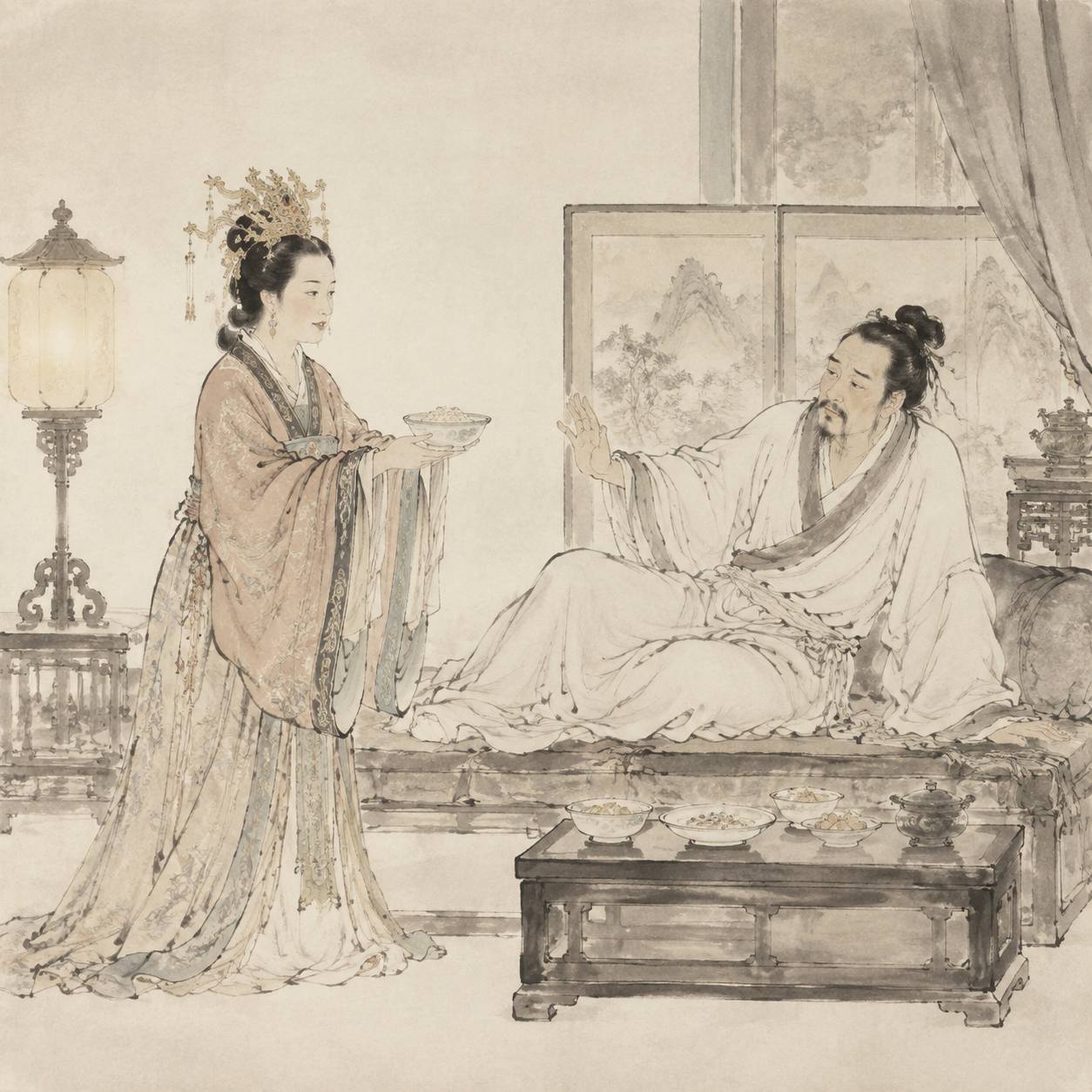 吕后强食
