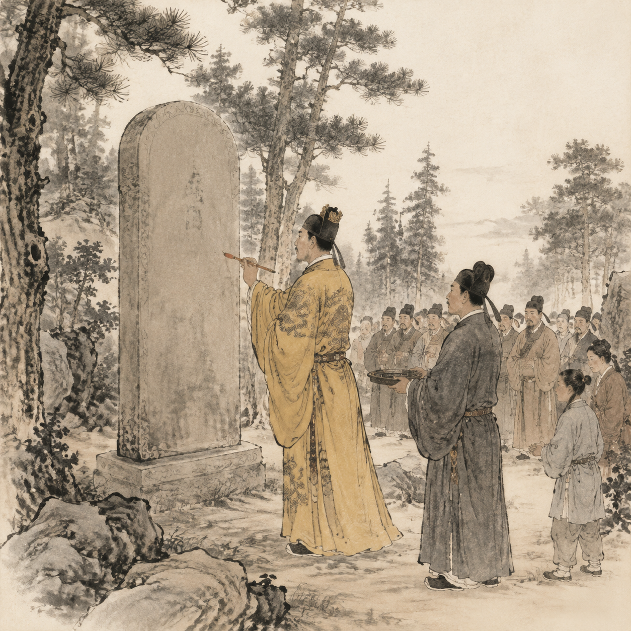 御题碑文