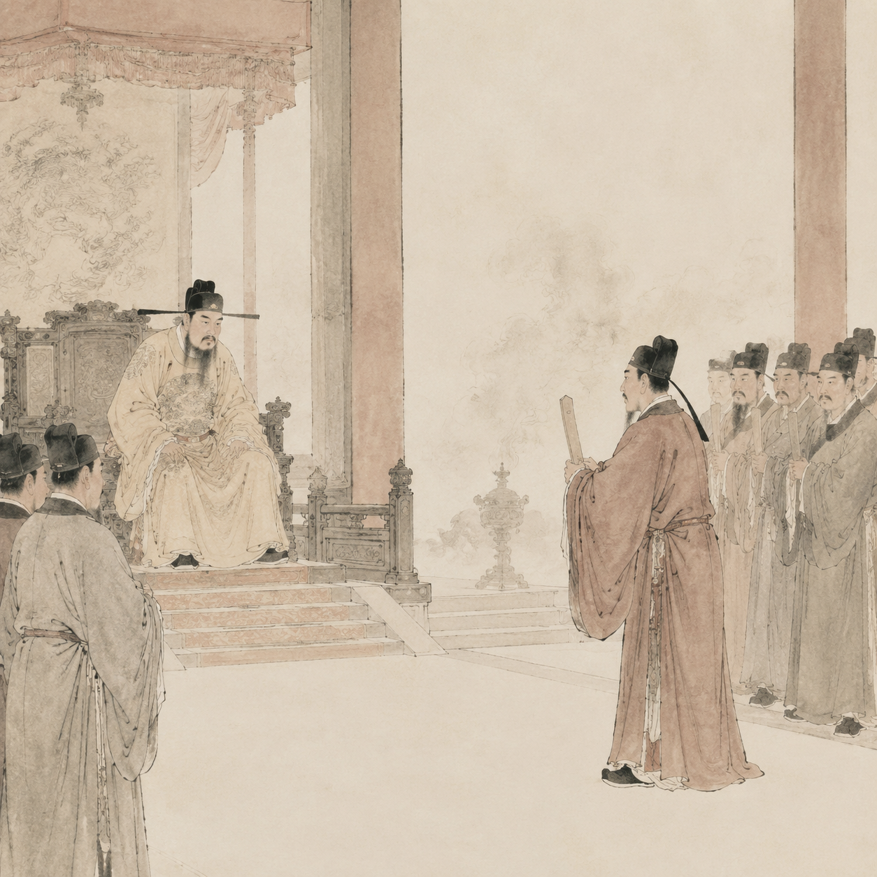 宋真宗接见田锡