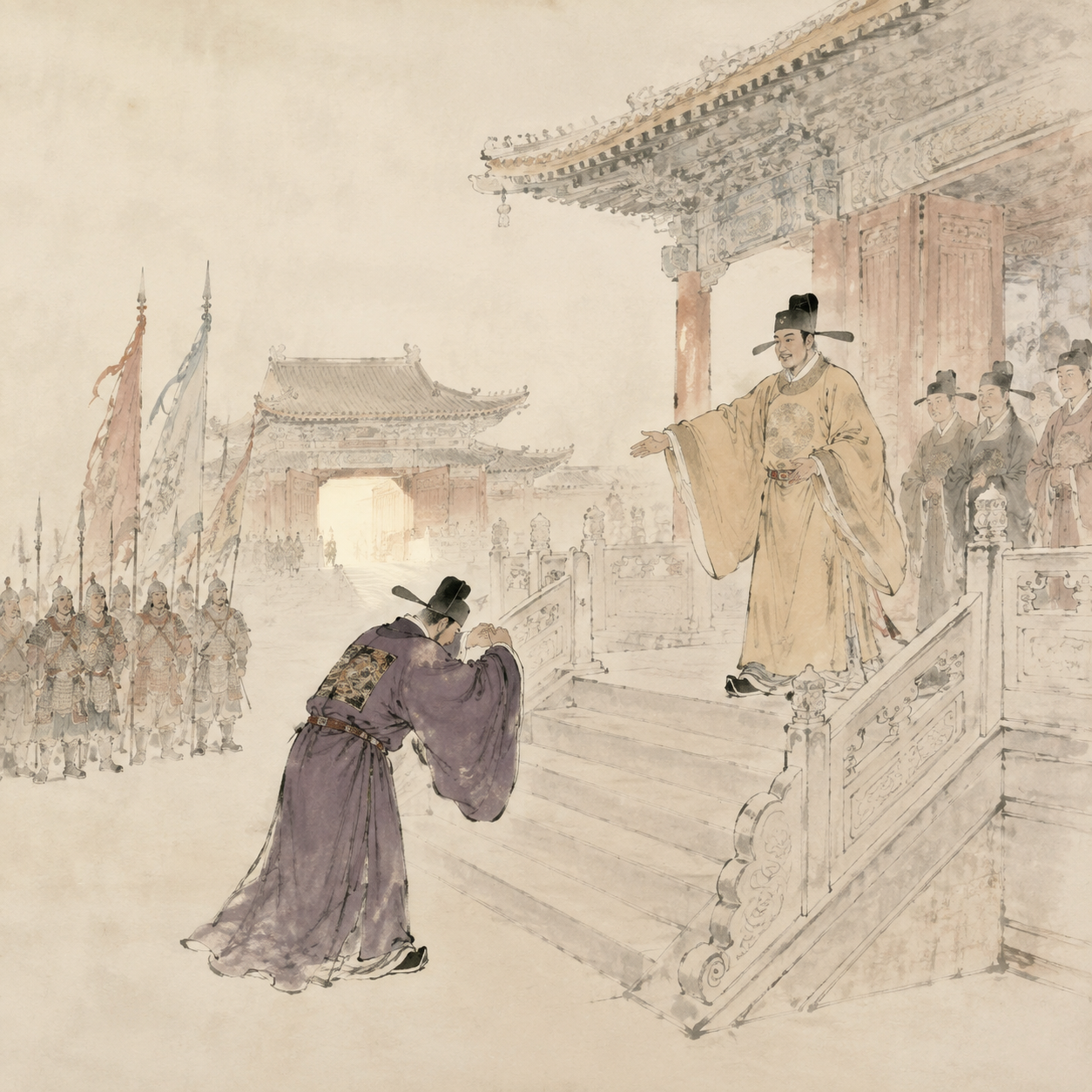凯旋受劳