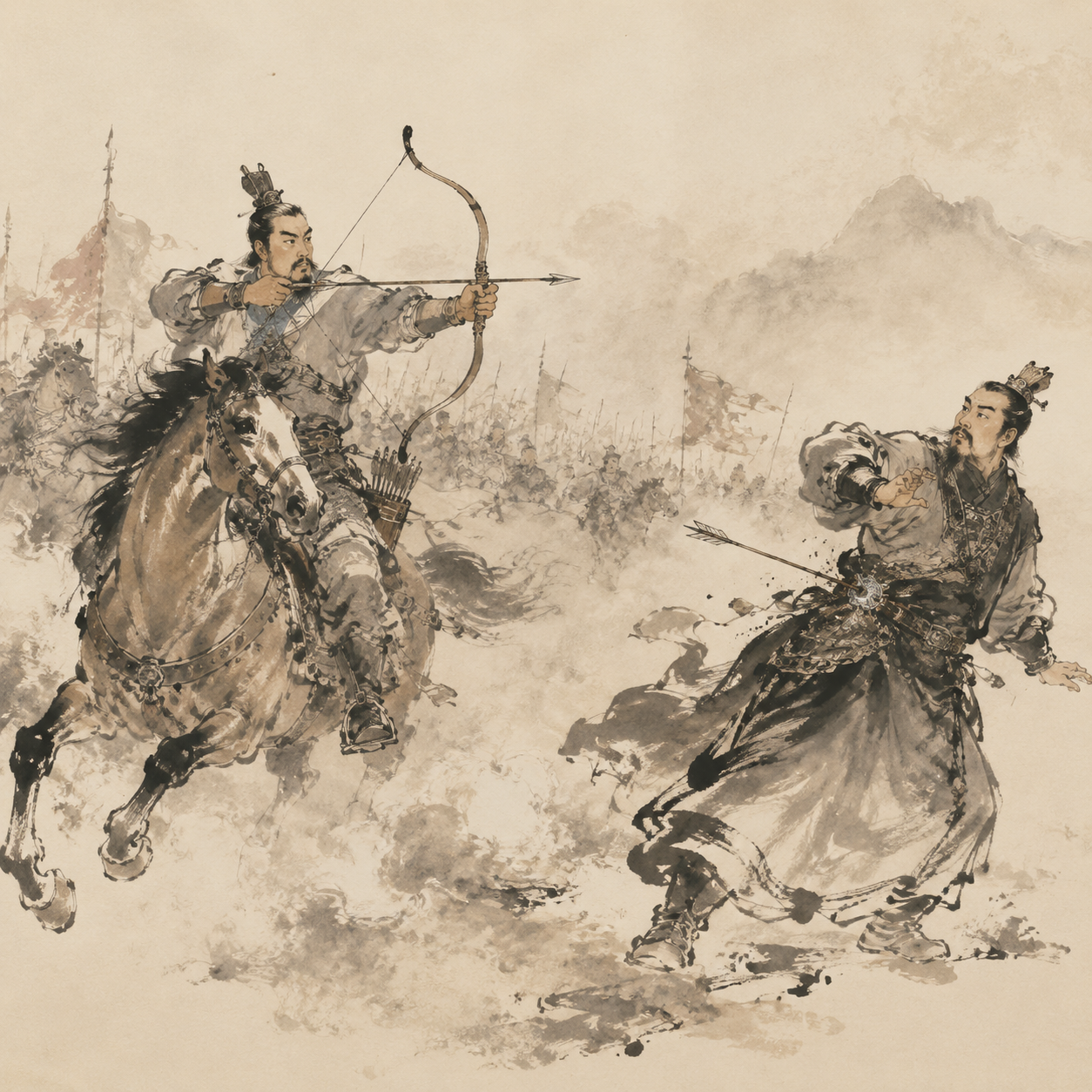 管仲箭射齐桓公