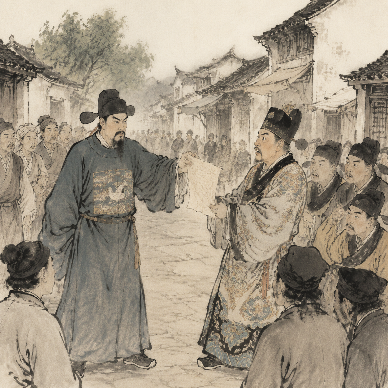王来怒斥陈武
