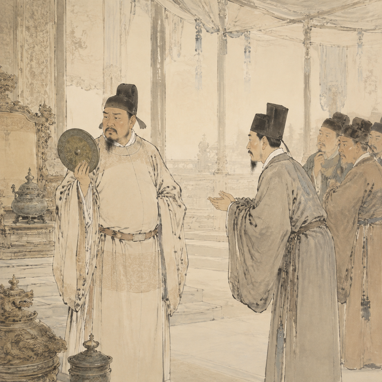 宋太祖问镜