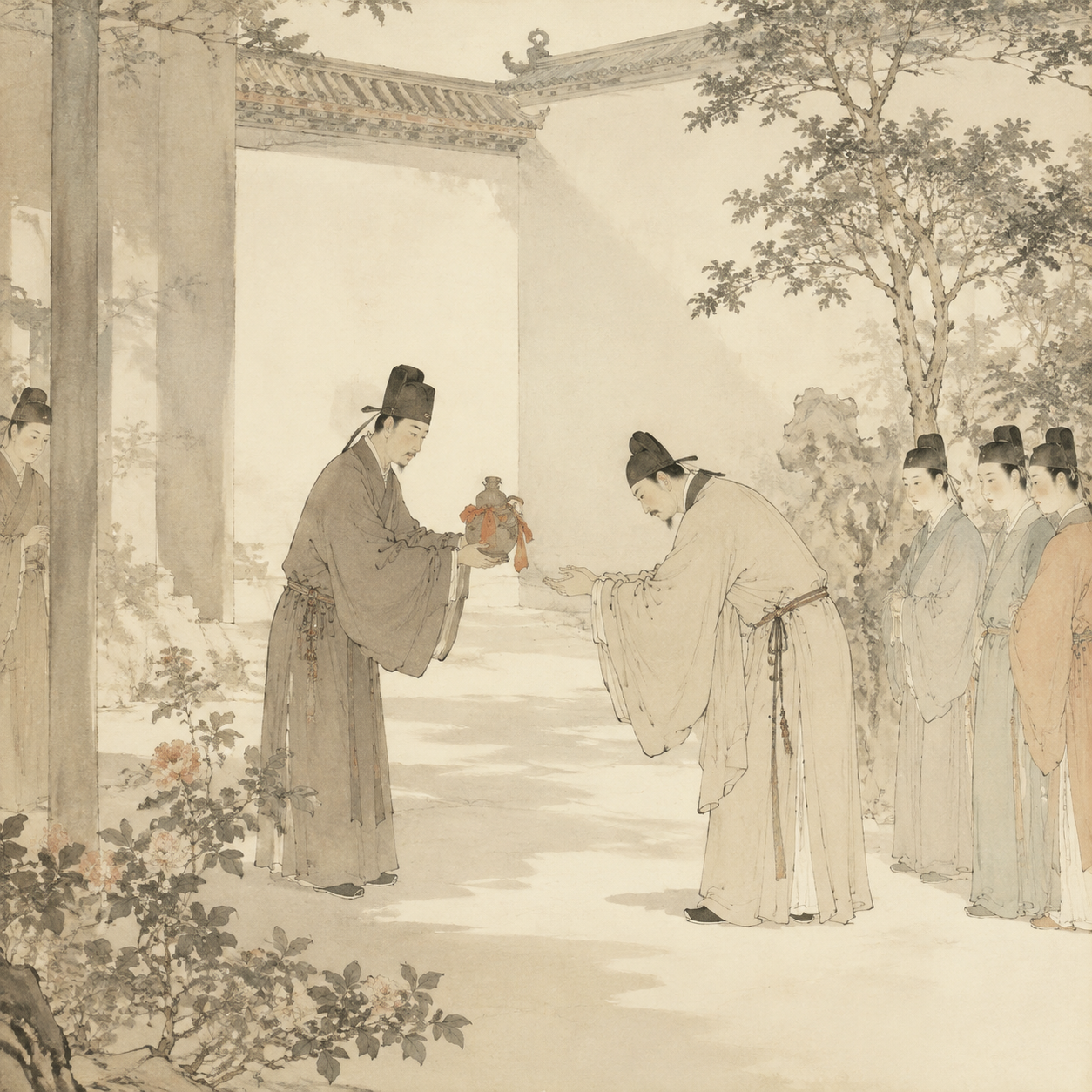 赐酒嘉奖