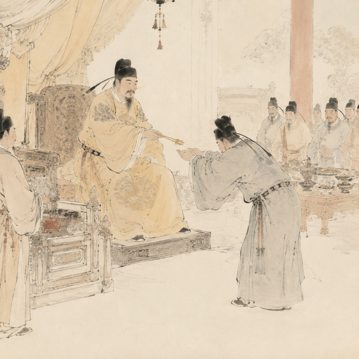 唐玄宗赐金箸