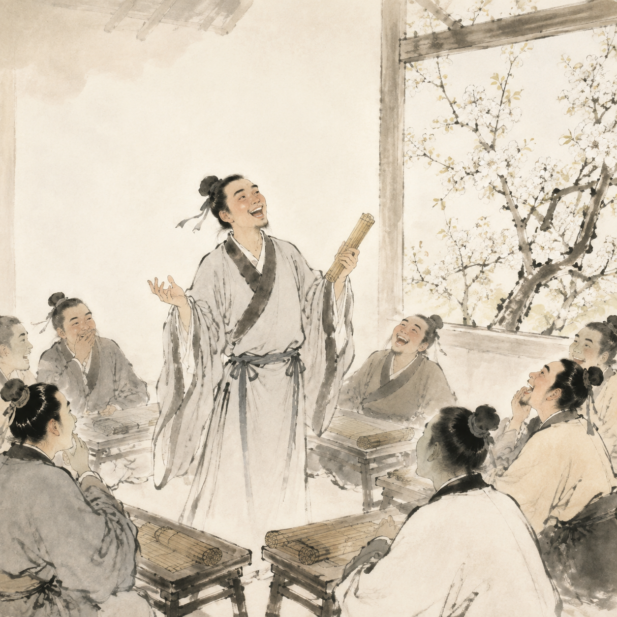 匡衡讲诗图