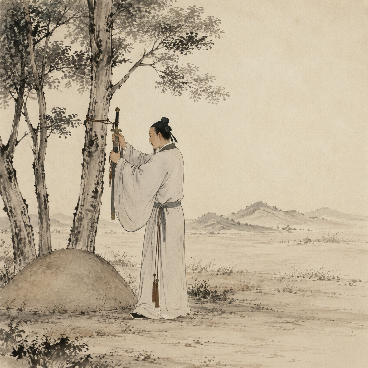 挂剑冢树