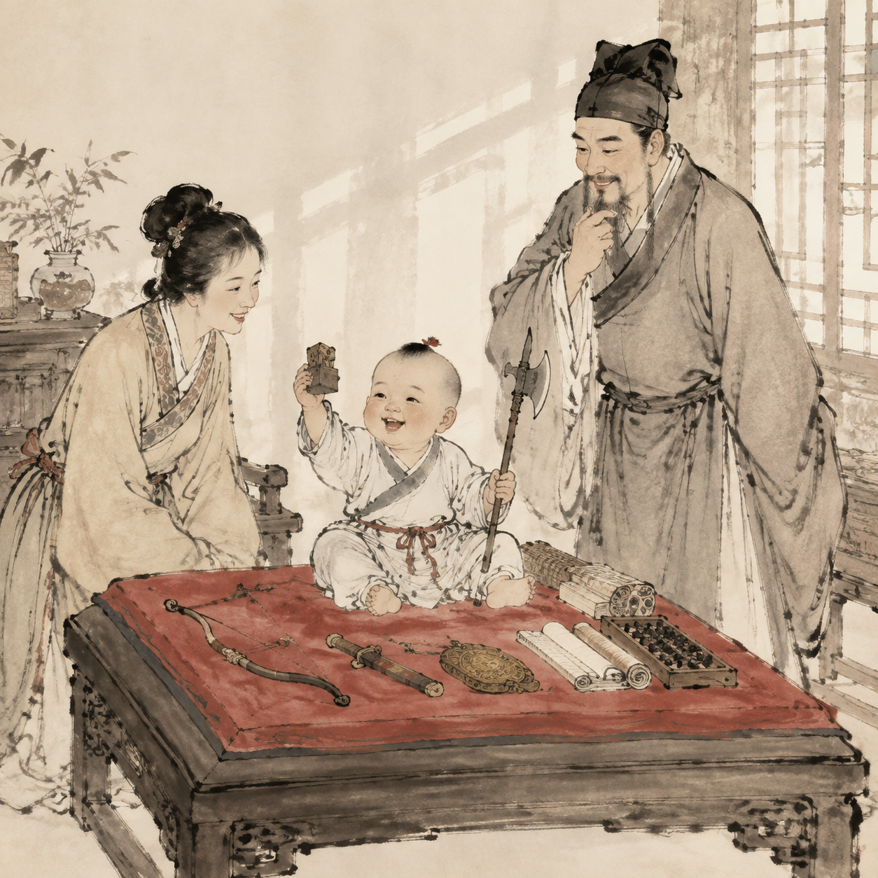 抓周场景
