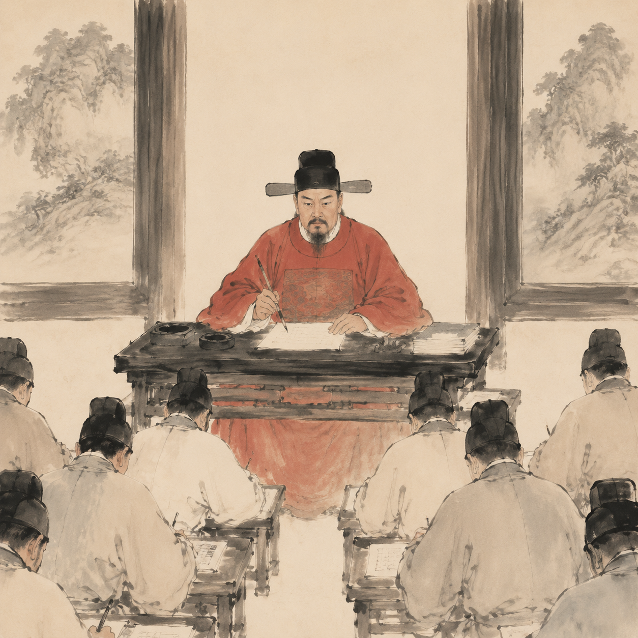 杨士奇监考画像