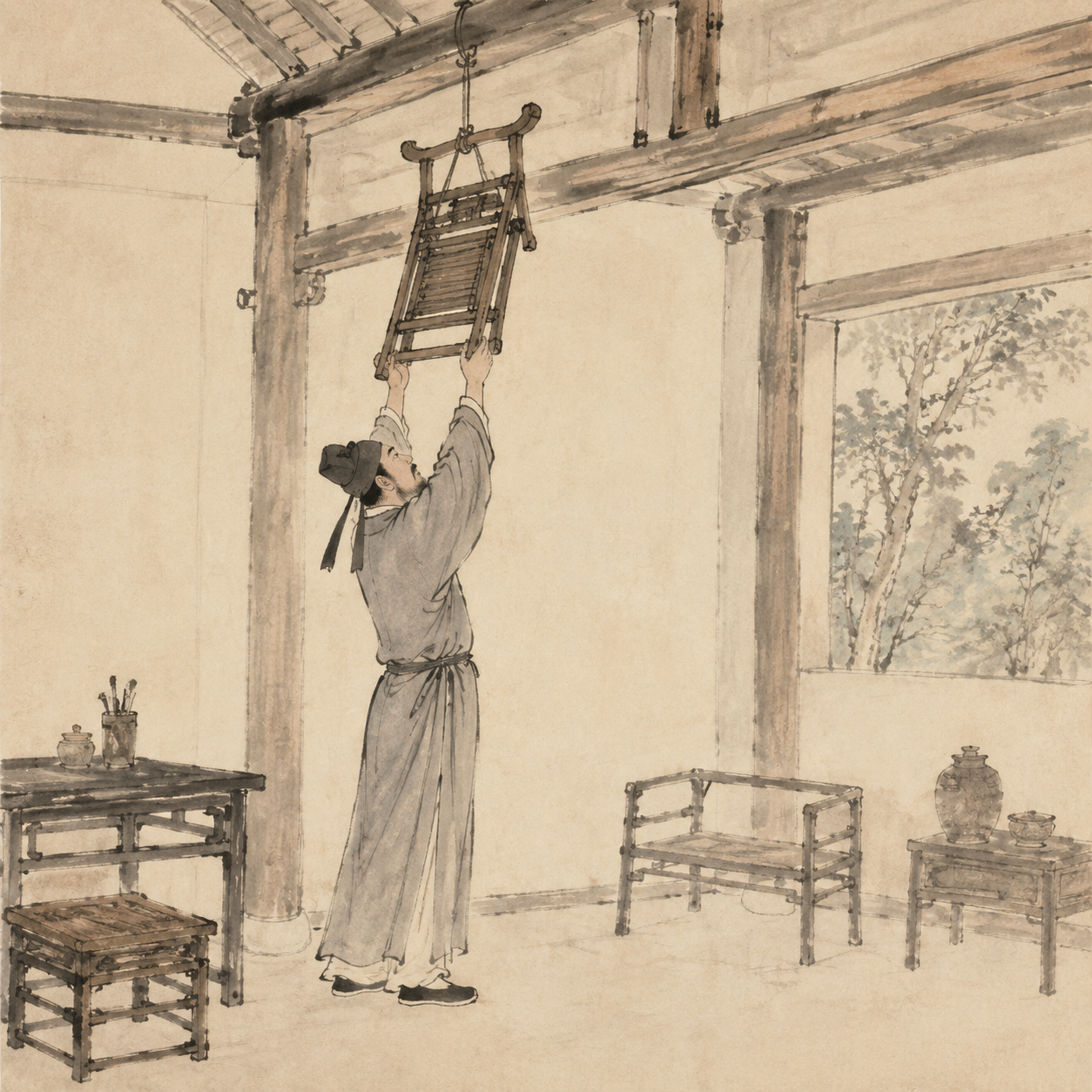 挂床去任图