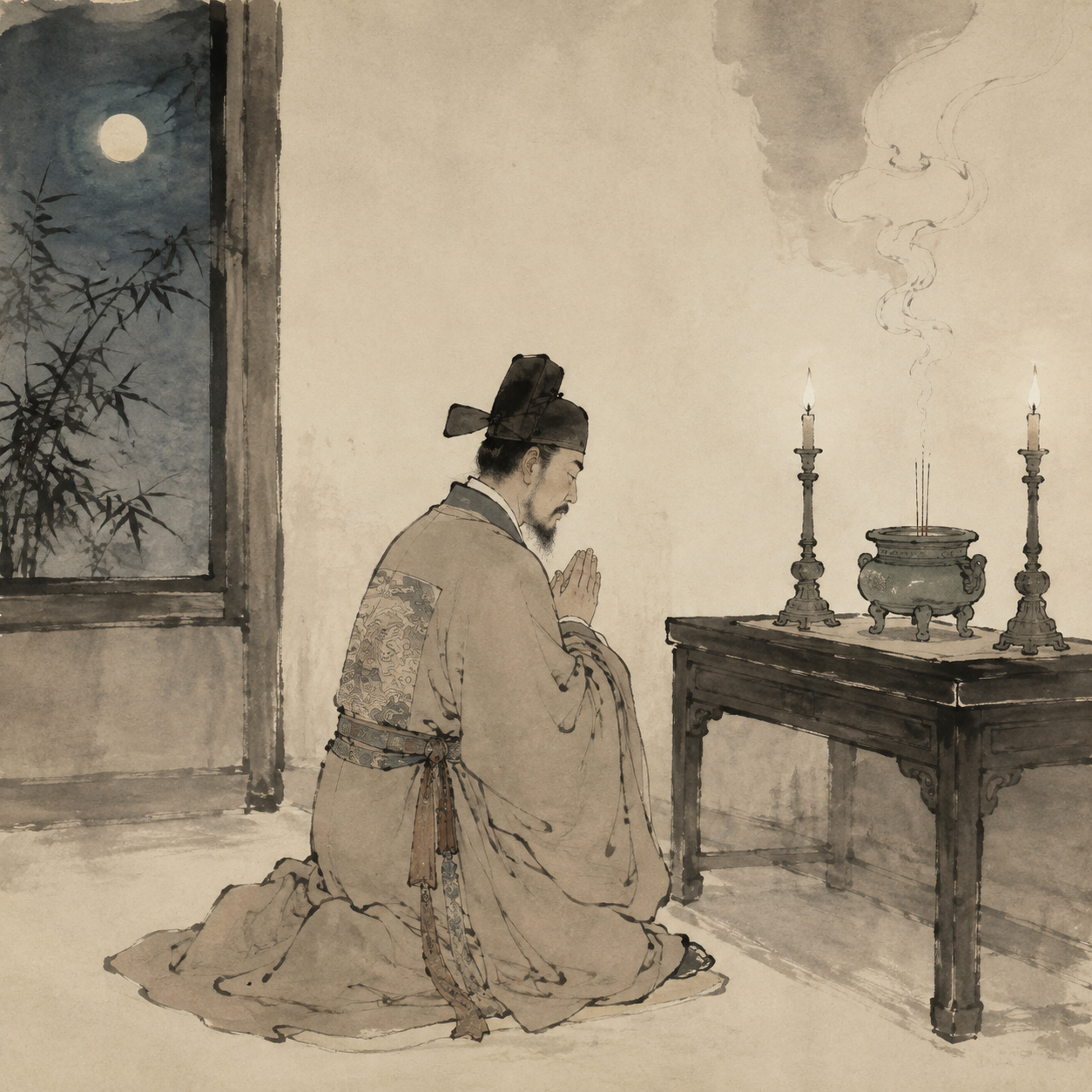 石璞夜祷得梦