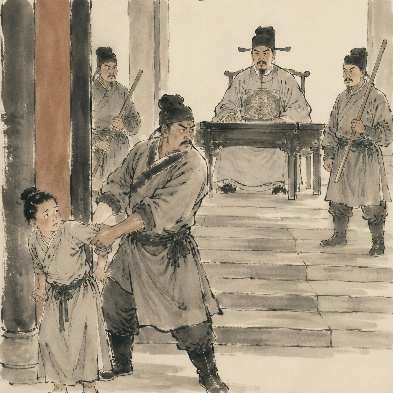童子窥门