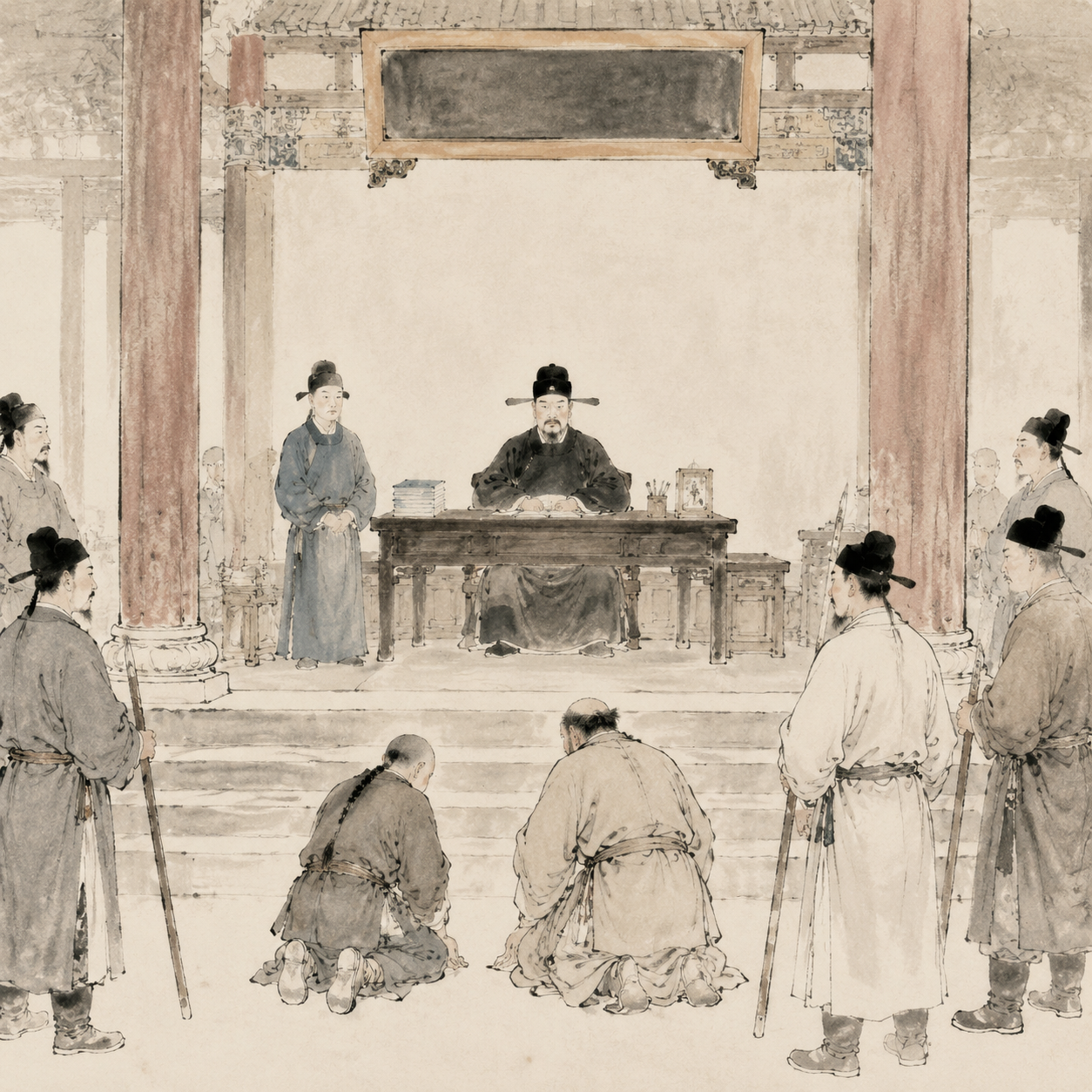公堂审案