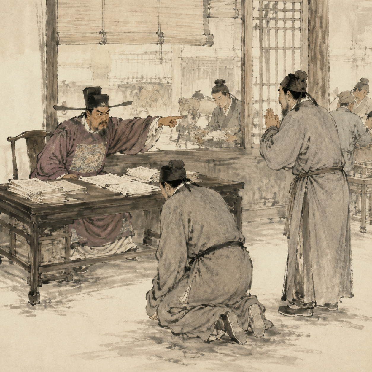 御史智审诬告者
