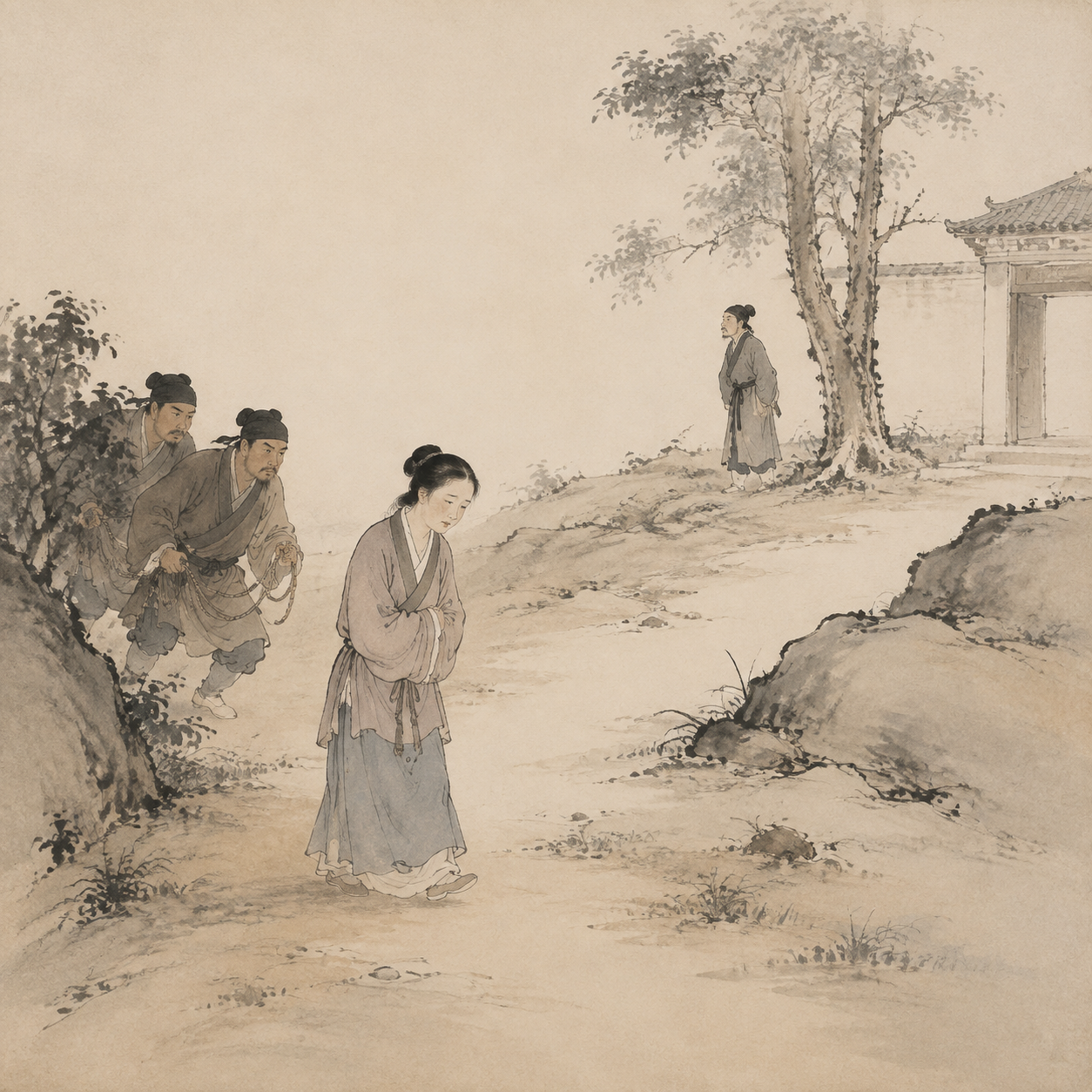 遣妇缚奸