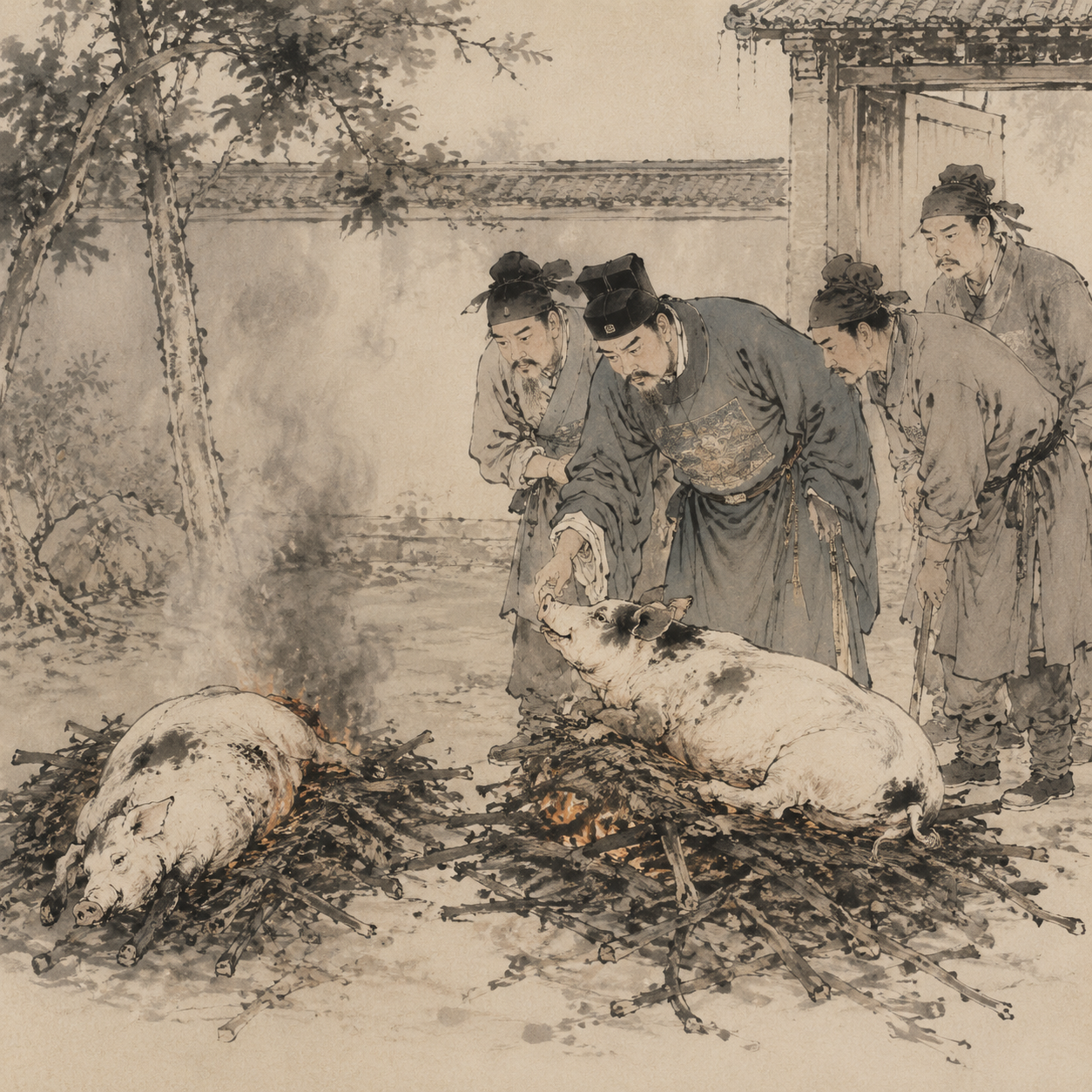 燒豬驗屍