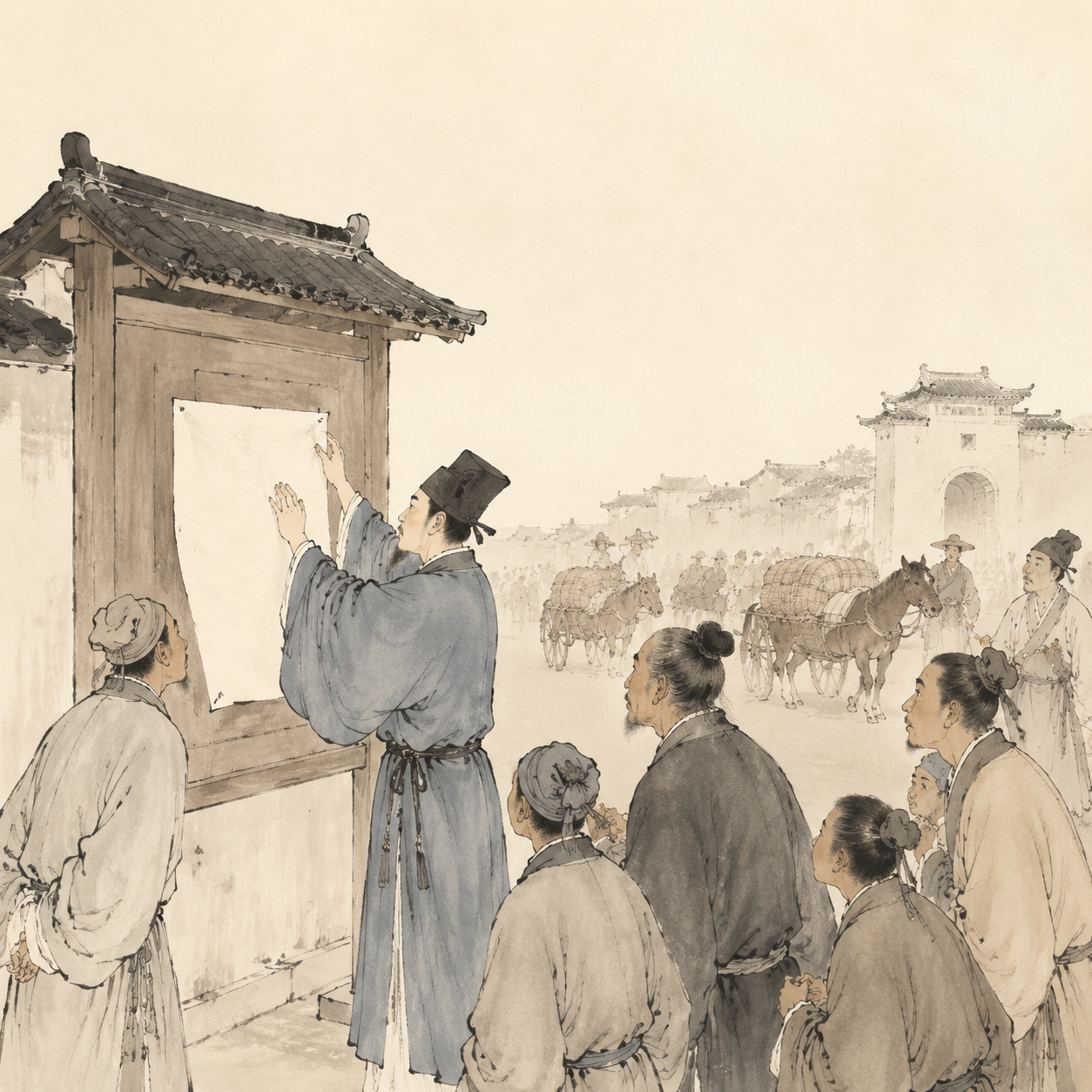 赵抃张贴告示