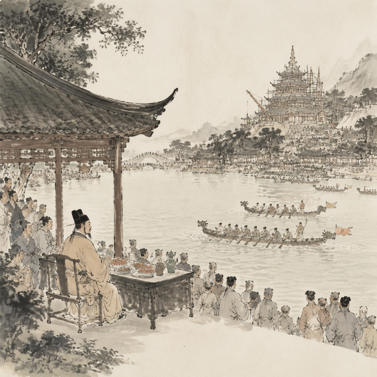 范仲淹与民同乐
