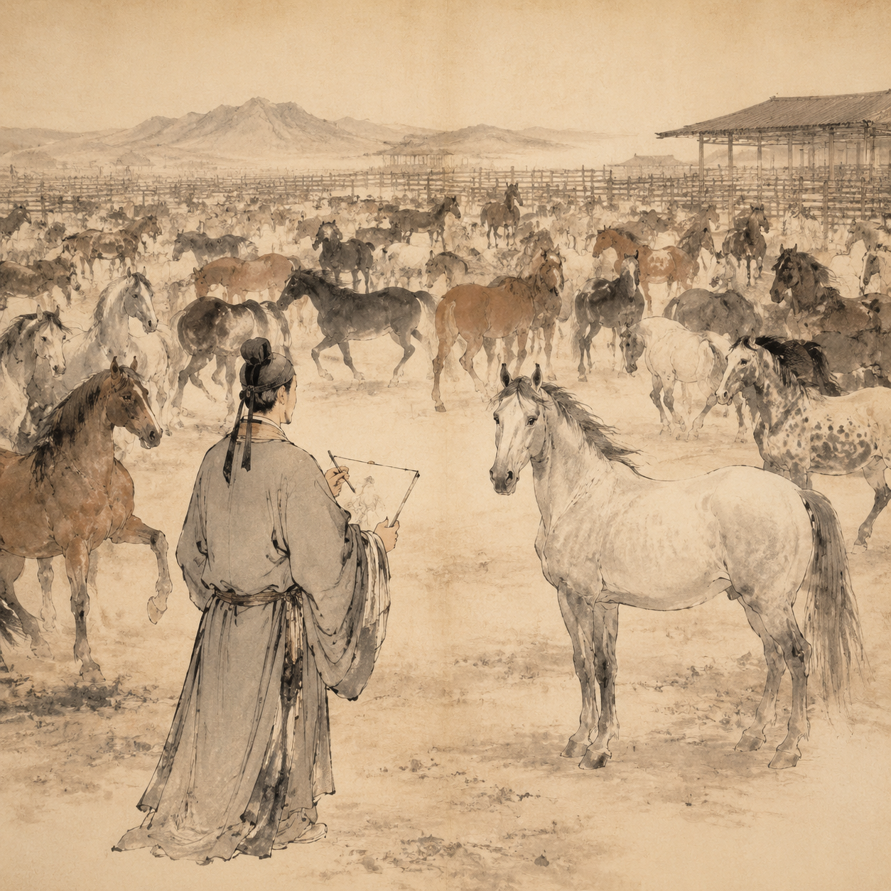 韩幹面对群马