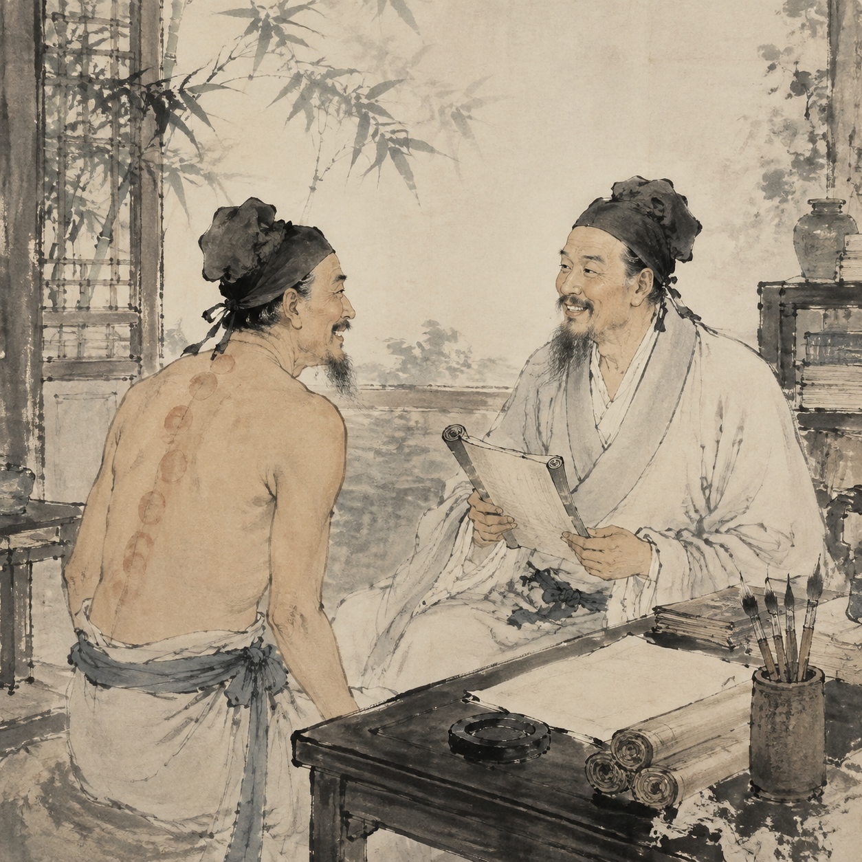 苏氏兄弟艾灸对谈