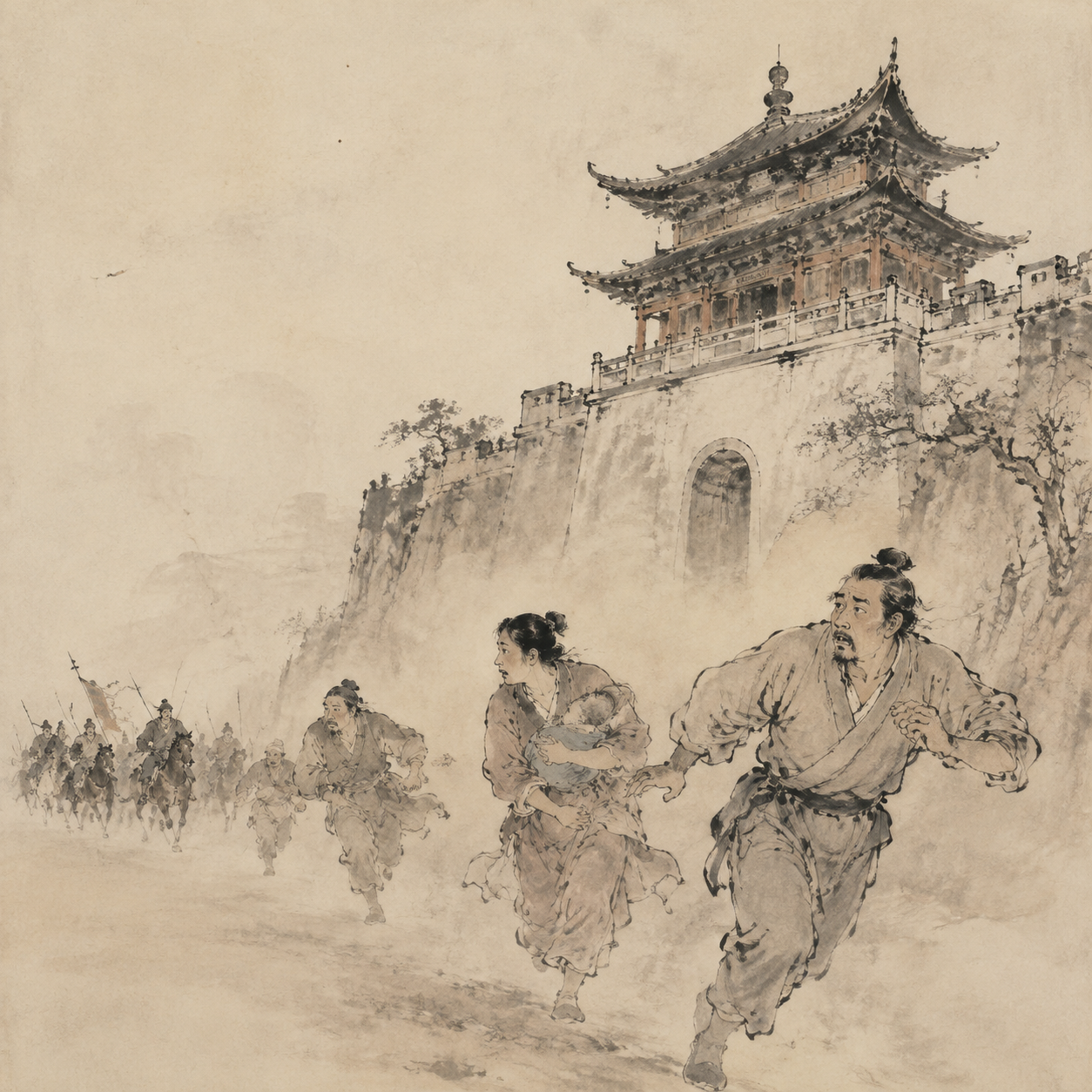 齐云观下的逃亡