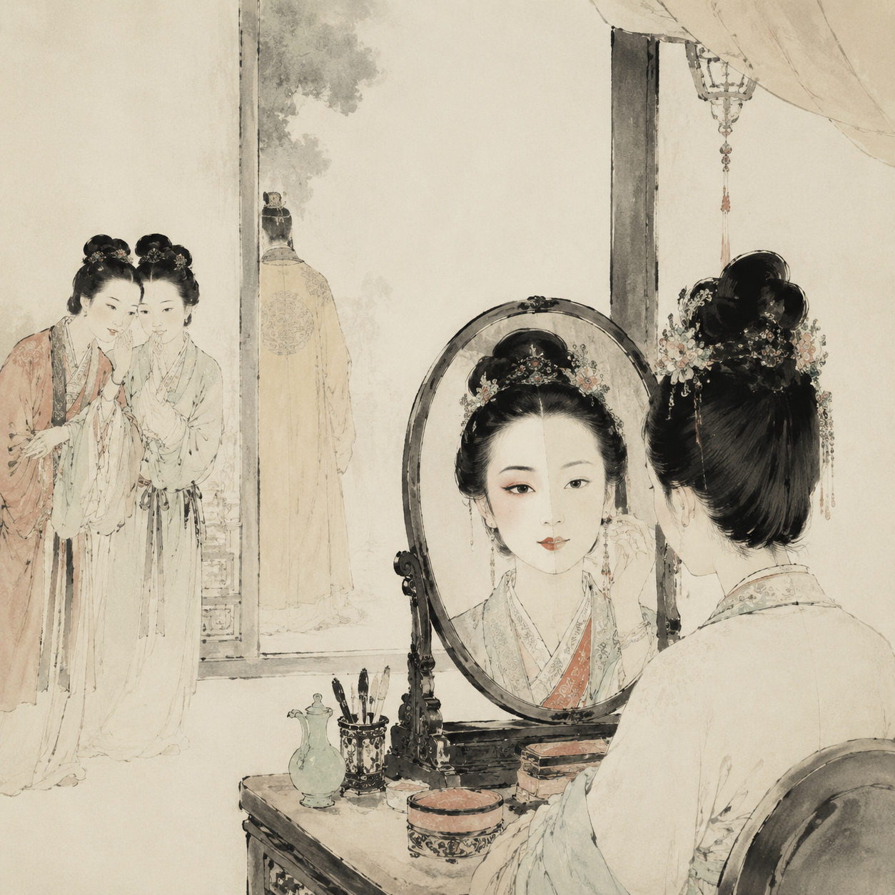 半面妆的徐妃