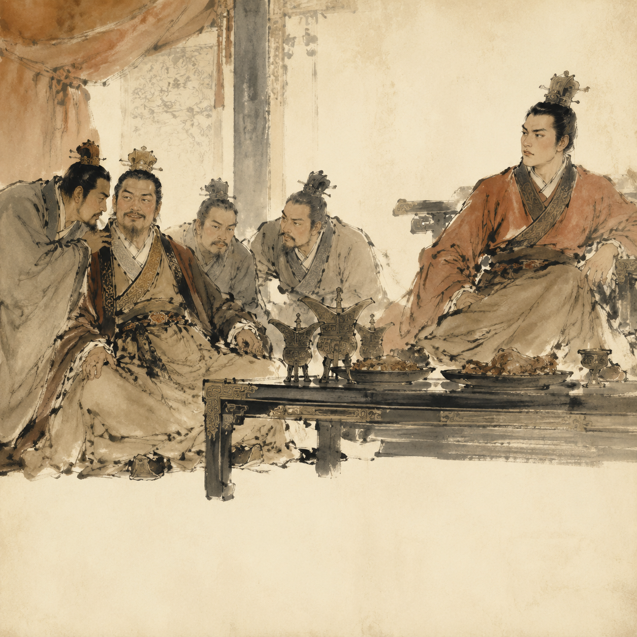 邓国宴席上的杀机