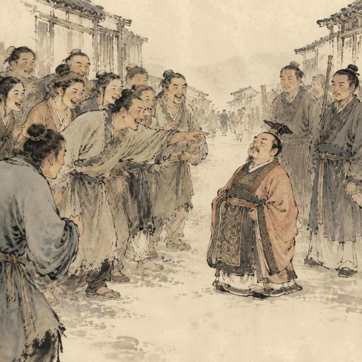 赵人围观孟尝君