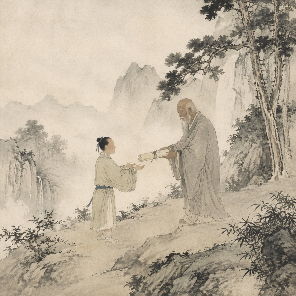 老僧授术