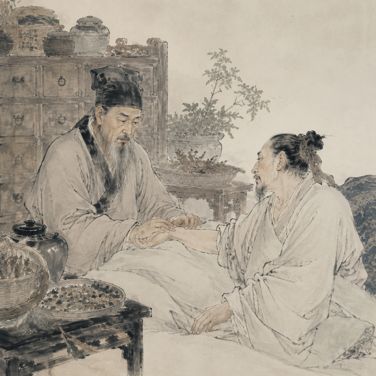 孙思邈诊病图