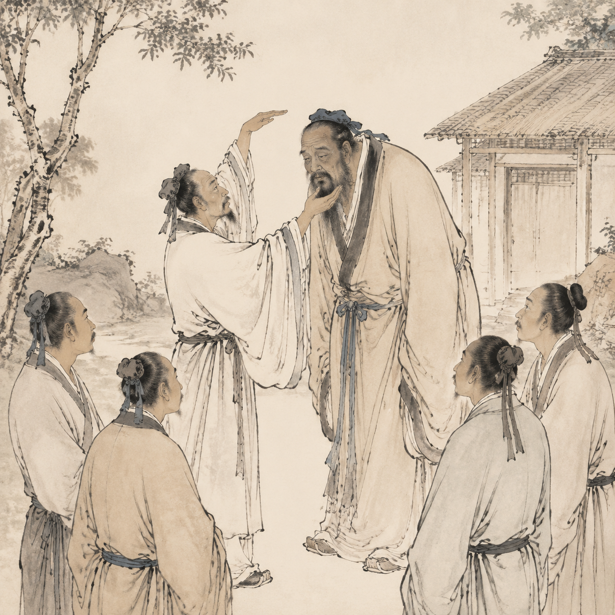 姑布子卿为孔子看相