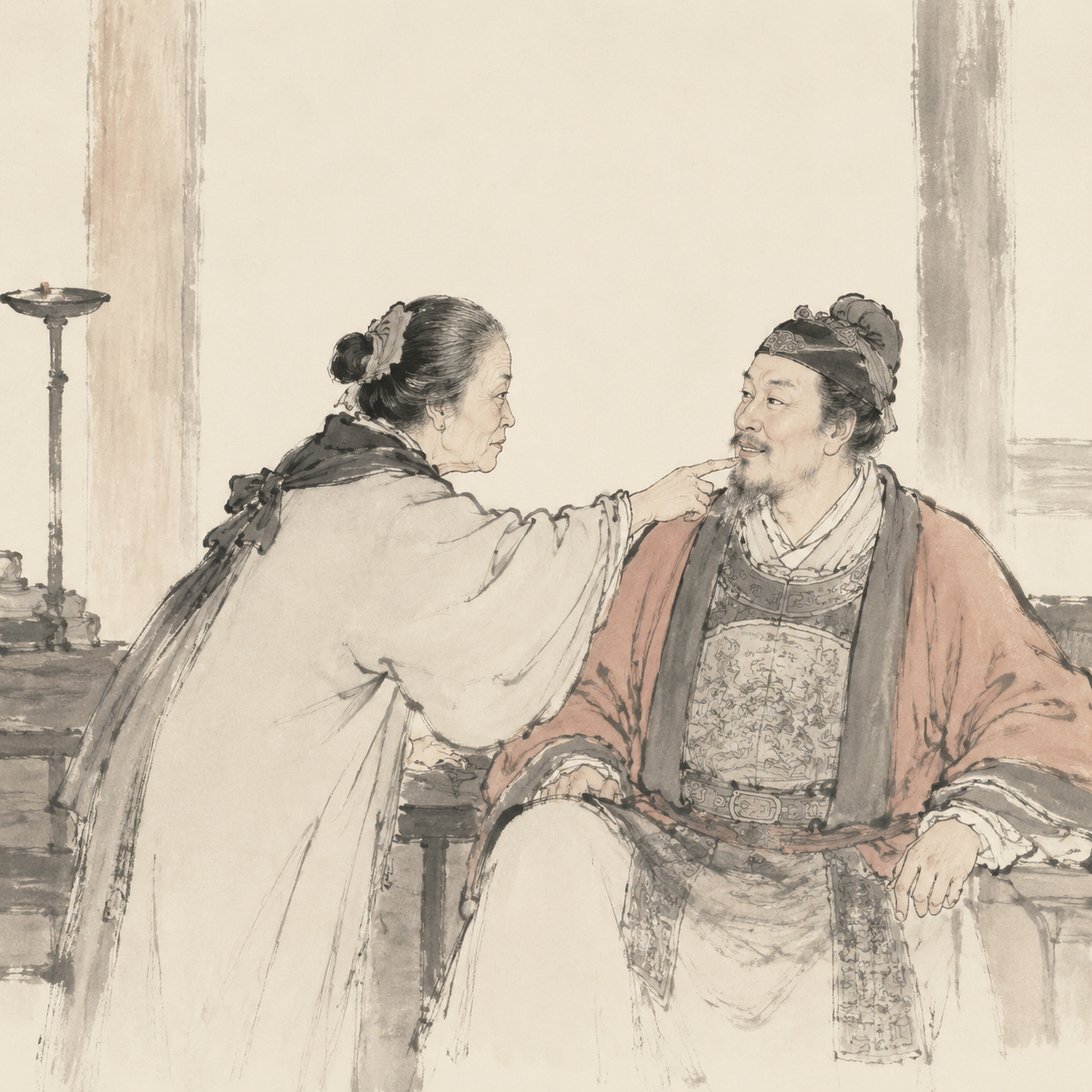 许负为周亚夫看相