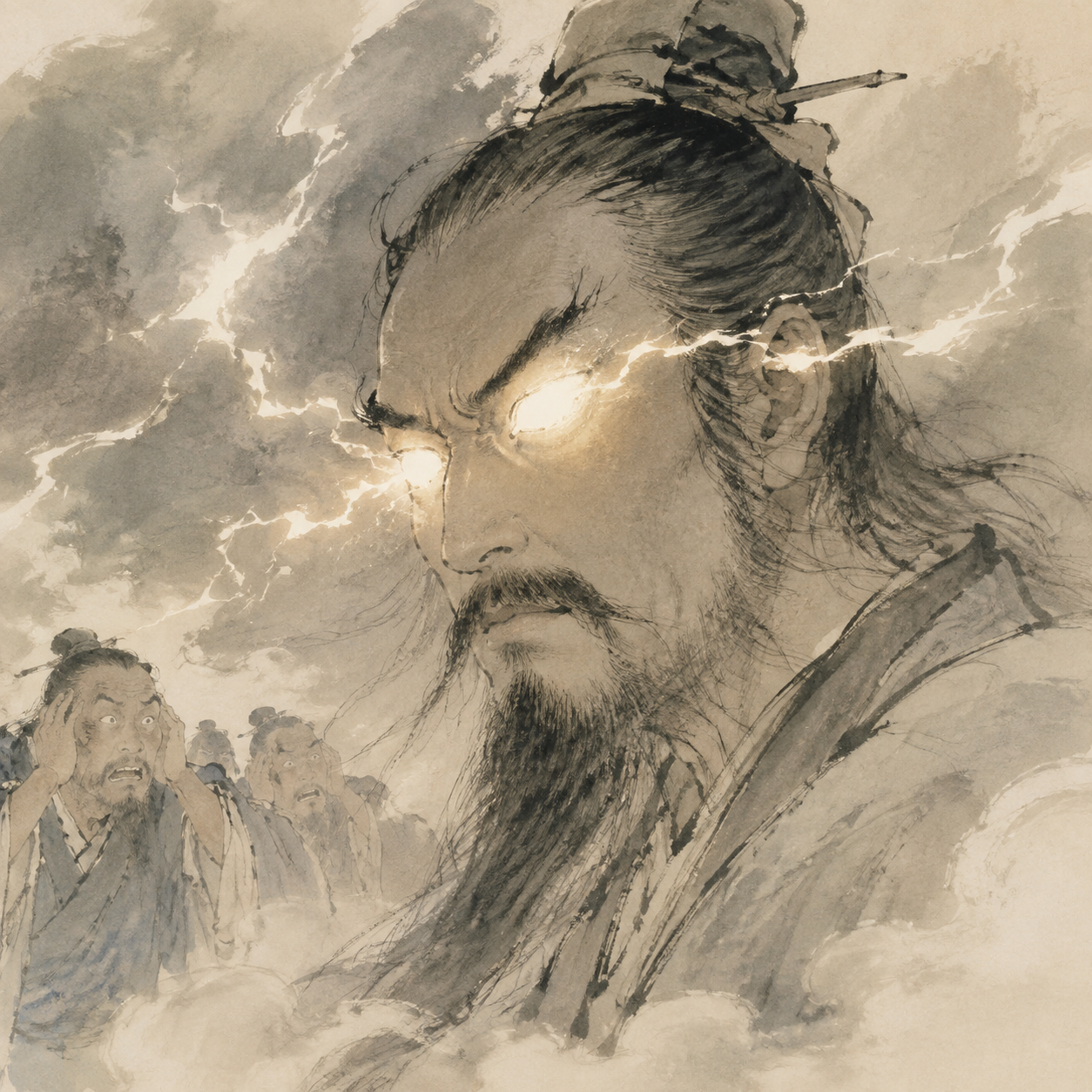 道士开目如电